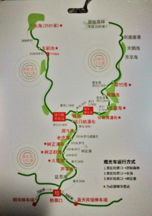 九寨沟游览路线_九寨沟游览路线顺序